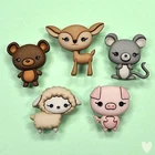 Dress it Up Buttons Animal Cuties 9363 - Deer Bambi Pig Mouse Sheep Bear Lamb
