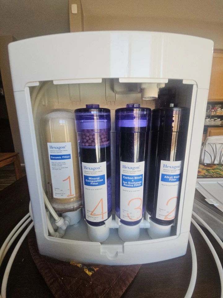 Máquina de agua hexagonal alcalina pH excelente estado Foto 2 de 4