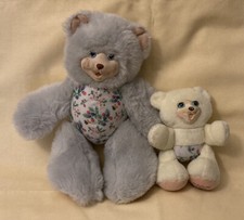 Vintage 1998 Fisher Price Briarberry BerryAnn and Babyjulie Bear Plush READ