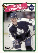 1988-89 Topps Russ Courtnall #183 Toronto Maple Leafs
