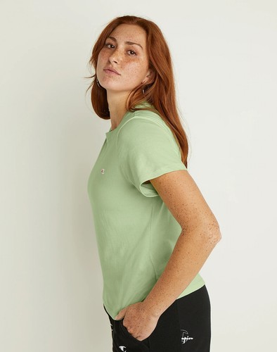 CHAMPION LIFE WOMEN'S LIGHTWEIGHT FITTED TEE - MED- MINT TO BE GREEN - Picture 4 of 6