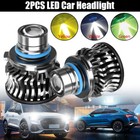 Us! 2pcs H11 9005 9006 Led Laser Headlight Bulbs Projector Lens Fog Light Lamp