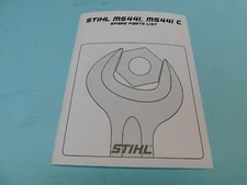 PARTS LIST MANUAL FOR STIHL MS441 CHAINSAW ( 35 PAGES ) ------------- MAN55
