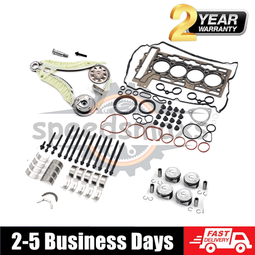 N14B16 1.6T Engine Rebuild Overhaul Kit w/ Timing Kit For Mini Cooper S ...