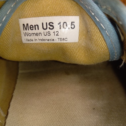 Vans Womens Blue Canvas Shoes Sneakers Lace Up Off The Wall Old Skool US 10.5 - Picture 11 of 11