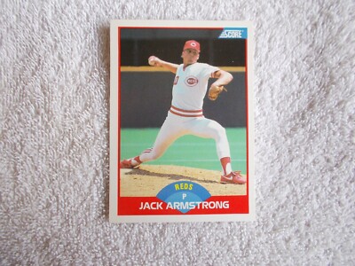  Score MLB 1989 ''JACK ARMSTRONG'' #462 Cincinnati Reds Trading Card n32