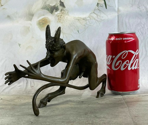 Vienna Bronze Large 10" DEVIL Workshop WW 241mm Faun Satyr Bronze Patinated Sale