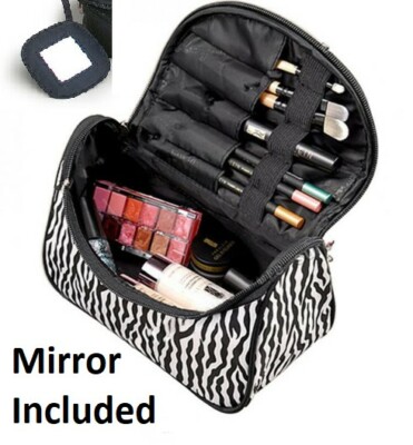 Große Damen Kosmetik Make-up Reise Kulturbeutel Tragbar Etui Organizer Handtasche