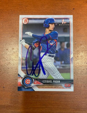 2018 Bowman Draft Card #BD106 Ezequiel Pagan SIGNED AUTO Autograph 1st Bowman RC