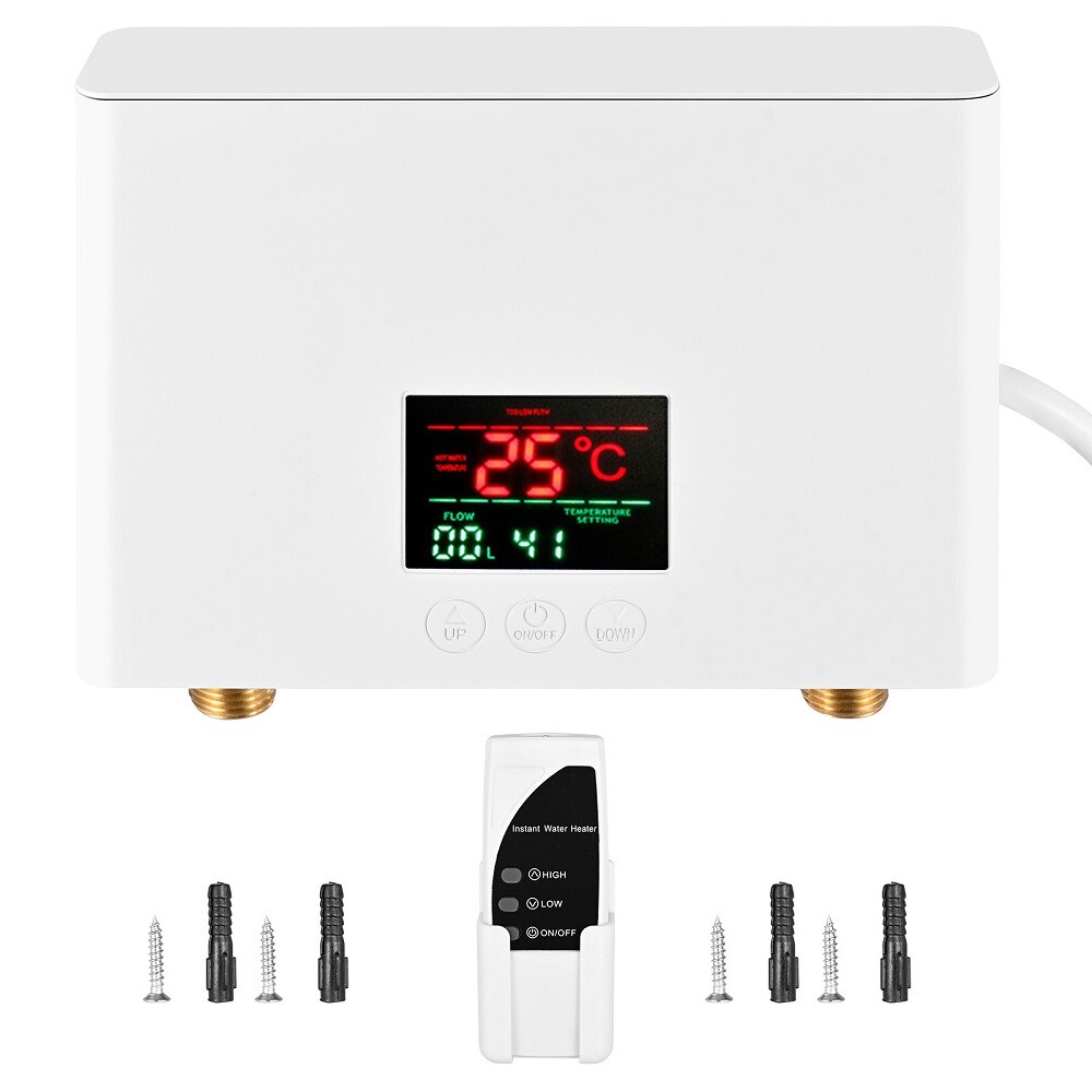 Electric Instant Water Heater Tankless Kitchen Shower W/Touch u0026 Remote  Control | Inox Wind