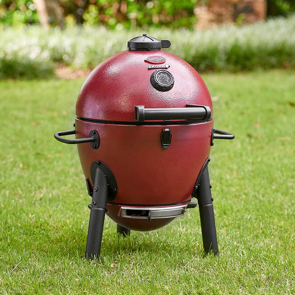 Kamado Grill Akorn Jr Smoking Akorn Jr Smoking Stone Char-Griller