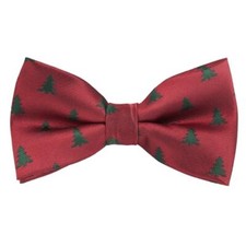 Mens Christmas Pattern Pre-tied Party Bow Tie 016