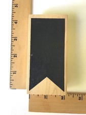 Savvy Rubber Stamp - Large Solid Banner 1232H - NEW