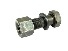25 x HEXAGON HEAD NUT & BOLT (1/2" x 1 1/2") FOR HOWARD ROTAVATOR FEET.
