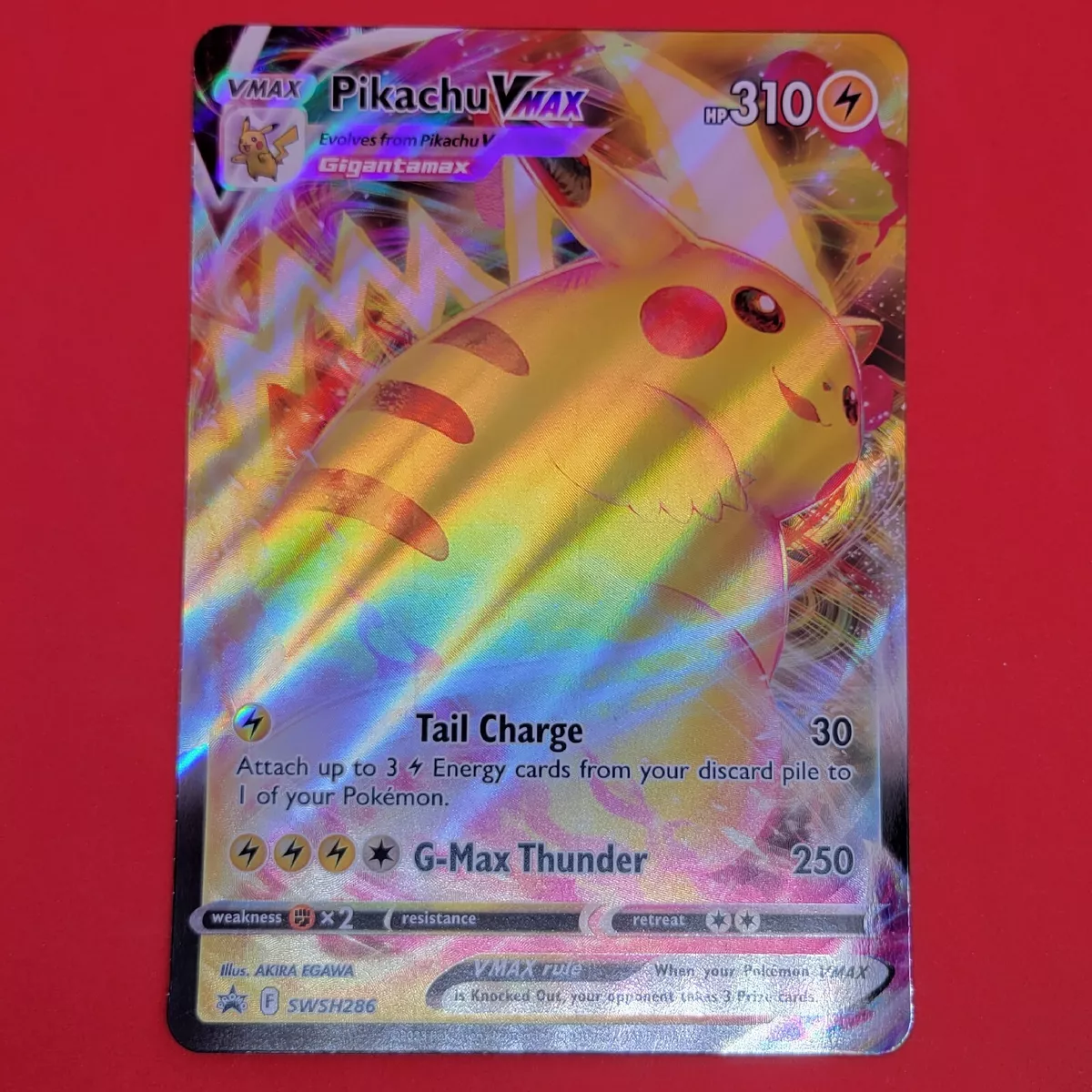 Pokemon **Jumbo** - Pikachu Vmax - SWSH286 - Oversize Card