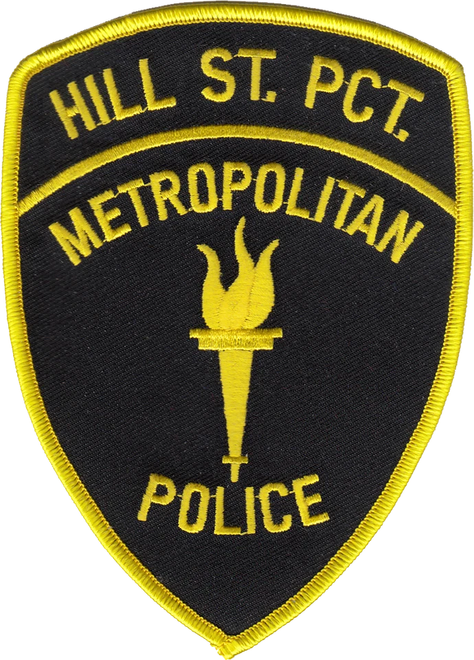 METROPOLITAN POLICE DEPARTMENT SHOULDER PATCH: Hill Street Precinct, Hill Str...