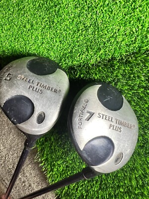 Steel Timber Plus Wood 3 And 5 Fairway Set graphite Shaft Regular RH Need Grips