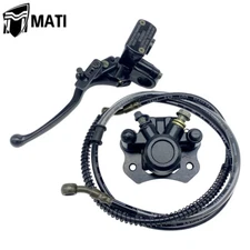 Rear Brake Assembly Master Cylinder Caliper for 50cc 90cc 110cc 125cc ATV Quad