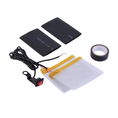 12V Universal Motorcycle Motorbike Handlebar Warm Heated Grip Kit Pads ZY