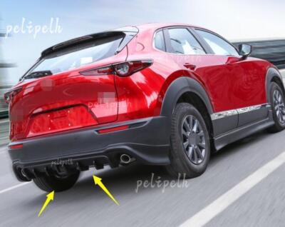 For Mazda CX-30 2020-2022 Matte Black ABS Rear Bumper Diffuser Lip