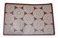 Essential Home Venice Tile Red/Multi Placemat  18"x12"
