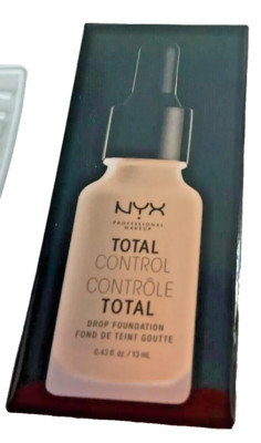 NYX Total Control Drop Foundation Professional Makeup TCDF03 Porcelain 0.43 oz