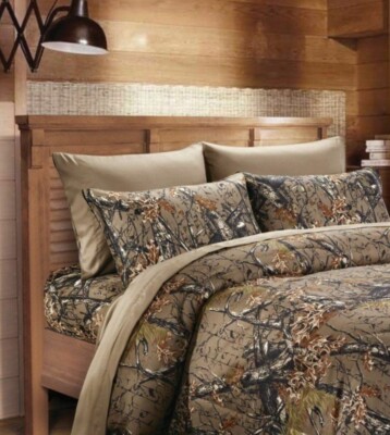 Super Soft Camouflage CAMO 6 Piece Bed Sheet Set Twin Full Queen & King Sizes