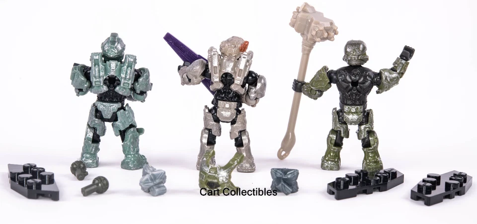 HALO Mega Construx SPARTAN Fred-104 Centurion Linda Chief FIGURE DYH87 Blue Team - Image 2 of 4