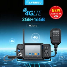 New Anysecu W2PRO N61 Adnroid 11 2GB+16GB 4G Zello Network Radio Zello Real PTT