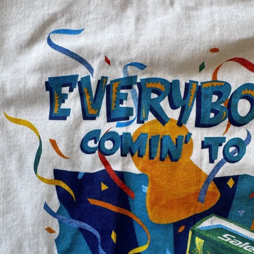 Vtg Salem Cigarettes Single Stitch Tshirt Everybodys Comin To The Fresh Side XL - Picture 11 of 19