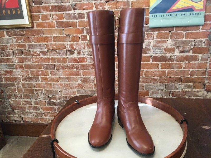 Isaac Mizrahi Cognac Brown Leather 
