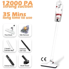 Cordless Stick Vacuum Cleaner 12Kpa Powerful Suction For Carpet & Hardwood Floor