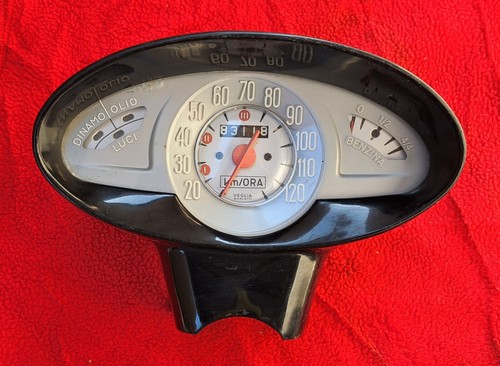 Cruscotto Quadro Strument Contachilometri Tachimetro Autobianchi Bianchina Odome - Foto 2 di 13