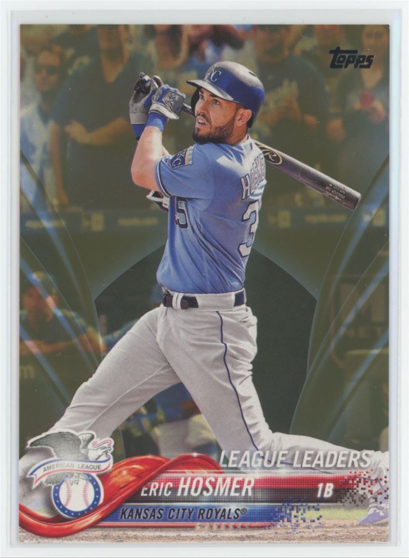 2018 Topps Gold Eric Hosmer 1384/2018 Kansas City Royals