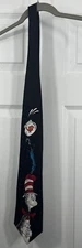 Vintage Dr. Seuss Men's Premium Silk Tie, Cat in the Hat 1995