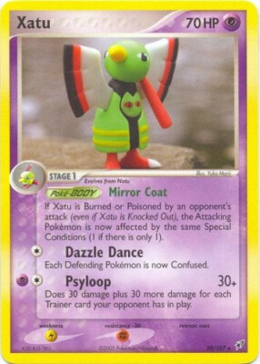 Non-Holo Rare Xatu Pokemon Card Ex Deoxys 29/107 MINT-NM-VLP/LP | eBay
