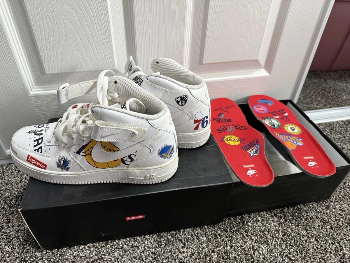 Las mejores ofertas en Nike Air Force 1 Supreme 07 White | eBay