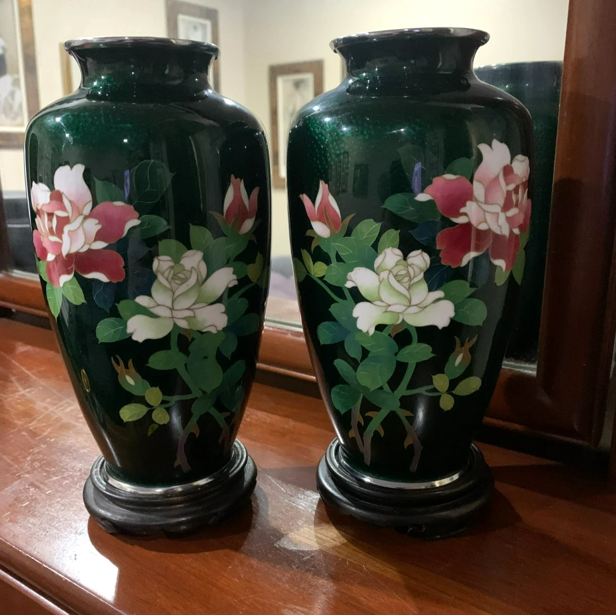 Green Cloisonne Antique Japanese Vases for sale | eBay