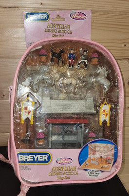 New Breyer Mini Whinnies Austrian Riding School Playset NIP Play Set