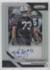 2018 Panini Prizm Rookie Auto Maurice Hurst #RA-MH Auto 0a3