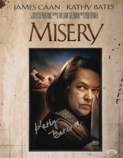 Kathy Bates Signed 11x14 Misery Annie Wilkes mini poster JSA