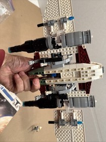 LEGO Star Wars V-19 Torrent 7674 w Manual & Mini Figure, Missing 1 Piece, No Box