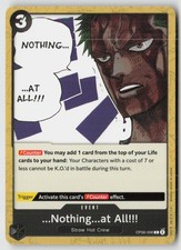 ...NOTHING...AT ALL!!! OP06-096 COMMON WINGS OF THE CAPTAIN ONE PIECE NM/M