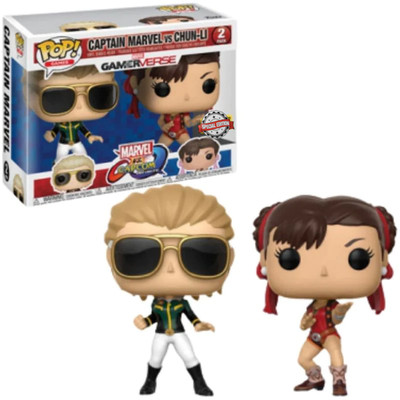 Gamerverse: Captain Marvel VS Chun-Li Funko POP! Vinyl 2er Pack