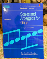 Scales and Arpeggios for Oboe Grades 1-8 Ian Denley ABRSM