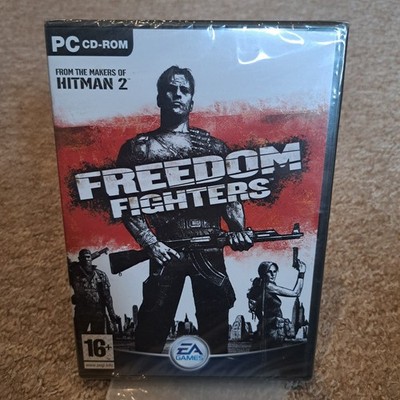EA Games Freedom Fighters PC CD-ROM Videospiel Factory Sealed PEGI 16+ NEU