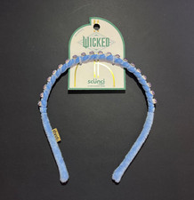 Scunci by CONAIR WICKED Headband, Blue Band with Purple Rhinestones