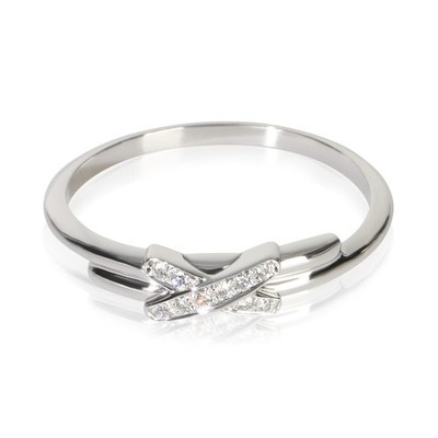 Chaumet White Gold Diamond Jeux de Liens Ring