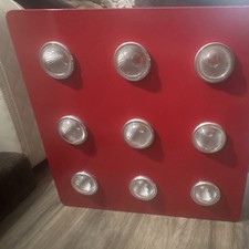 Red Light Therapy Lamp Panel Device Metal 9 B...