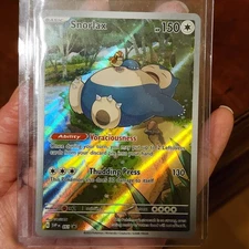 Pokémon TCG Snorlax Promo Holo Card 151 Scarlet and Violet 051 